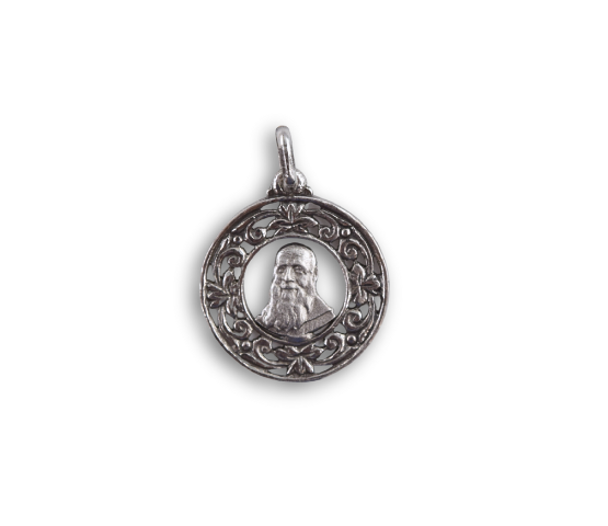 MEDALLA PLATA CALADA SILUETA